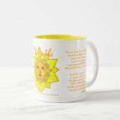 Sunny Daffodil - Two Tone Mok (geel) #4 (Voorkant rechts)