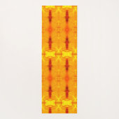 Sunny Daisy Ikat Recoleta Yogamat (Achterkant)