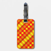 sunny Daisy Ikat too 6 Miami Bagagelabel (Achterkant verticaal)