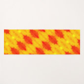 Sunny Daisy Ikat too 8 Sangria Yogamat (Voorkant (horizontaal))