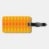 Sunny Daisy Ikat too 9 Miami Bagagelabel (Achterkant horizontaal)