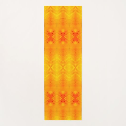 Sunny Daisy Ikat too 9 Miami Yogamat (Voorkant)