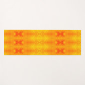Sunny Daisy Ikat too 9 Miami Yogamat (Voorkant (horizontaal))