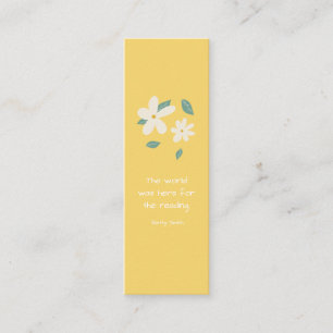 Sunny Daisy Mini Bladwijzer Contactkaartje