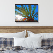 Sunny Date Tree Canvas Afdruk (Insitu (Slaapkamer))