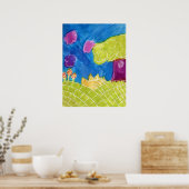 Sunny Day Art Poster Print (Keuken)