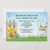 Sunny Day Garden Party Kaart (Achterkant)