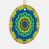 Sunny Day Kaleidoscope Keramisch Ornament (Rechts)