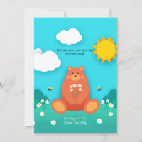 Sunny Day Obtenez une carte de voeux