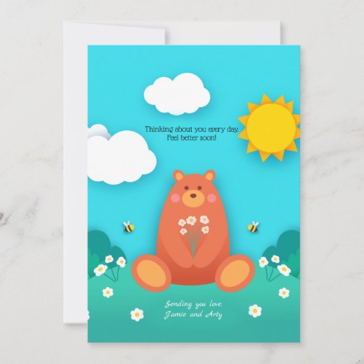 Sunny Day Obtenez une carte de voeux (Devant)