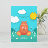 Sunny Day Obtenez une carte de voeux (Debout devant)