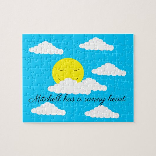 Sunny Day with Lots of Clouds Legpuzzel (Horizontaal)