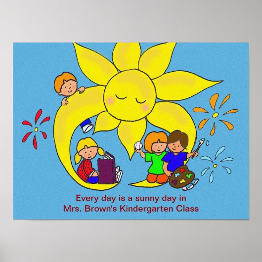 Sunny Days Poster (Voorkant)