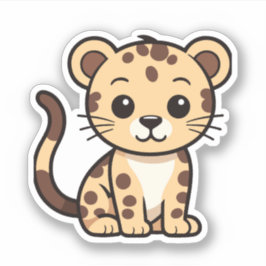 Sunny de Baby Cheetah Sticker