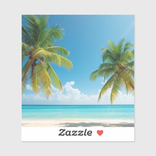 Sunny destination vibe sticker (Vel)