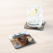 Sunny Dobermann Bier Onderzetter (Rechterzijde)