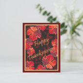 Sunny Fall bladeren Briefkaart (Staand voorkant)