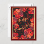 Sunny Fall bladeren Briefkaart (Voorkant / Achterkant)