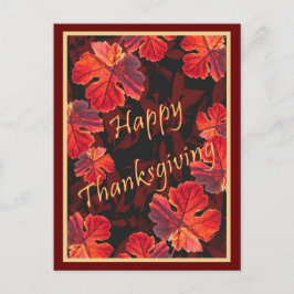 Sunny Fall bladeren Briefkaart