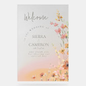 Sunny Fleur sauvage Mariage Bienvenue Gradient ID1 (Recto)
