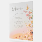 Sunny Fleur sauvage Mariage Bienvenue Gradient ID1 (Angle)