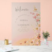 Sunny Fleur sauvage Mariage Bienvenue Gradient ID1 (Mariage)