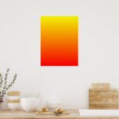 Sunny Gradient Poster (Keuken)