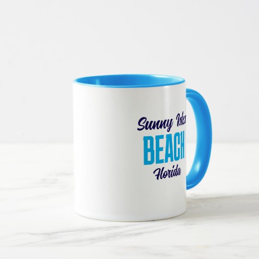 Sunny Isles Beach Florida Coffee Mug (Devant droit)