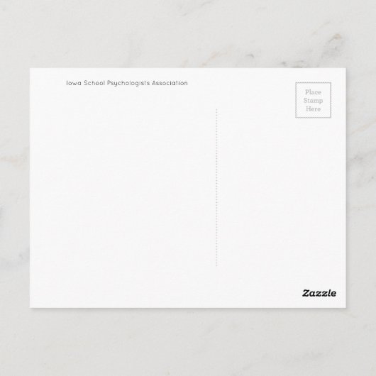 Sunny ISPA Logo Briefkaarten (Achterkant)