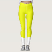 Sunny Julia Ajouter Votre Nom Leggings Art Abstrai (Devant)
