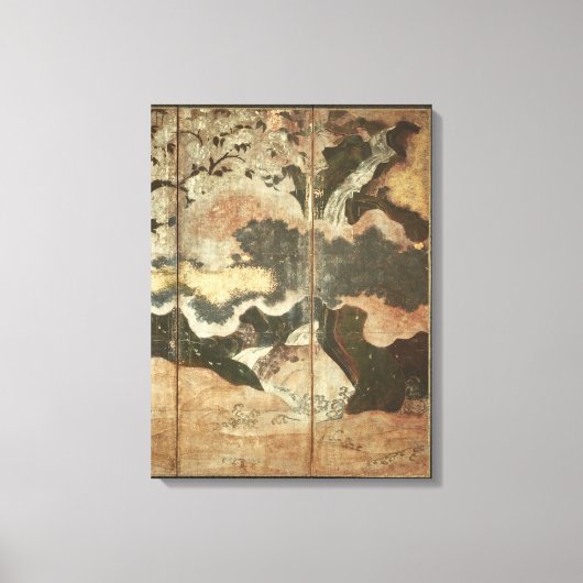 Sunny Landscape Canvas Afdruk (Voorkant)