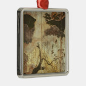 Sunny Landscape Metalen Ornament (Rechts)