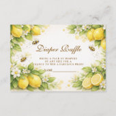Sunny Lemon Honey Bee Diapper Raffle Informatiekaartje (Voorkant)