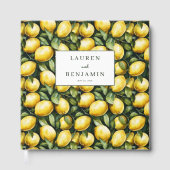 Sunny Lemon Wedding Gastenboek (Voorkant)