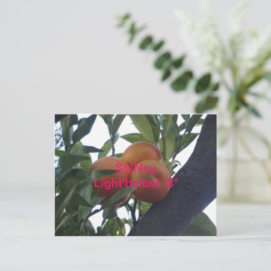 SUNny Light'Bulbs - Briefkaarten ¡ :3 (Staand voorkant)