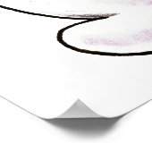 Sunny Manatee Off-Leash Art™ Poster (Hoek)