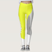 Sunny Megan Ajouter Votre Nom Leggings Art Abstrai (Devant)