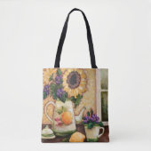 "Sunny Morning" Fine Art Floral Canvas tas (Voorkant)