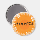 Sunny Namaste - Magnets de yoga (Recto/Verso)