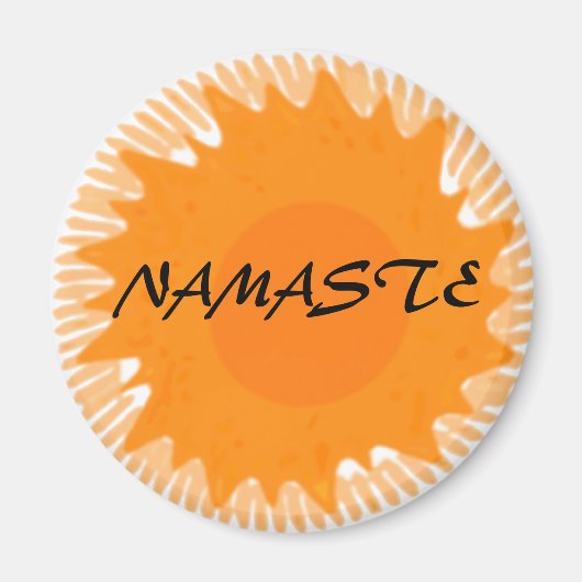 Sunny Namaste - Magnets de yoga (Devant)