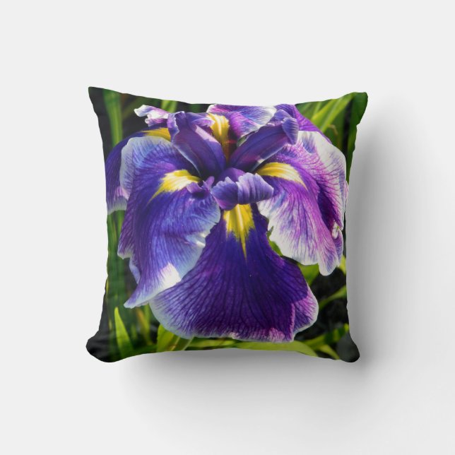 Sunny Paars Iris Pillow Kussen (Voorkant)