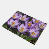 Sunny Paarse Crocuses Deurmat (Schuin)