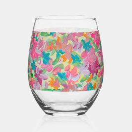 Sunny Pastel Wijnglas Zonder Voet