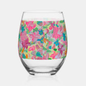 Sunny Pastel Wijnglas Zonder Voet (Rechts)