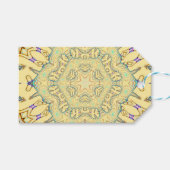 Sunny Pattern in Gentle Yellow Cadeaulabel (Voorkant (Horizontaal))