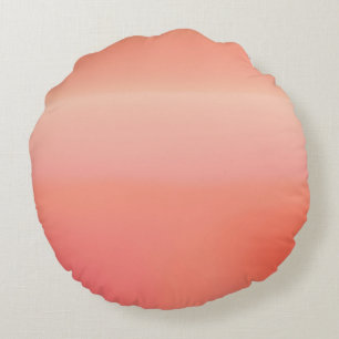 Sunny Peach AI art Rond Kussen