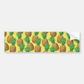 Sunny pineappels bumpersticker (Voorkant)