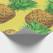 Sunny pineappels cadeaupapier (Hoek)