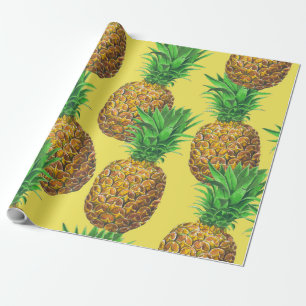 Sunny pineappels cadeaupapier