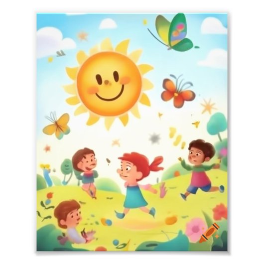 Sunny Playland Foto Afdruk (Voorkant)